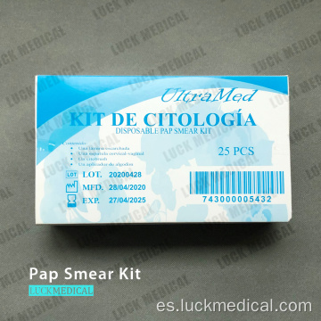 Ginecología médica Kit de prueba de PAP